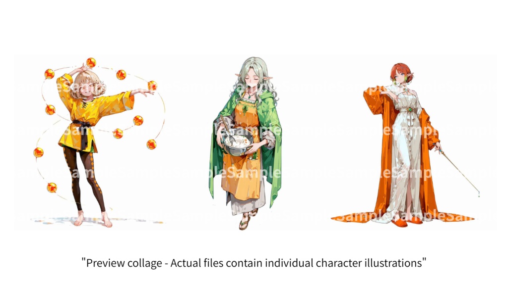 ArtiStyle Collection –モブキャラシリーズ:異世界で暮らすエルフたちver.2