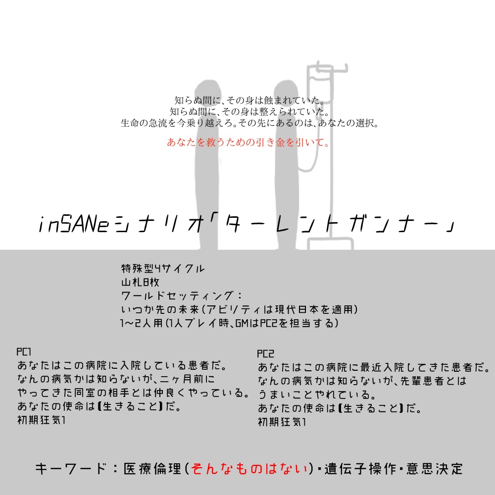 【インセインシナリオ集】サザンブロットの劫火証明