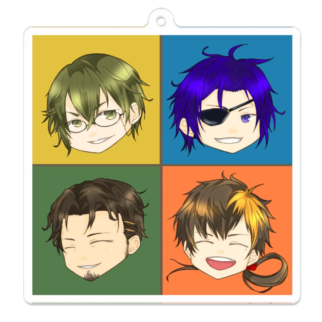 戦の国アクキー(三成・政宗・孫市・左近ver.)