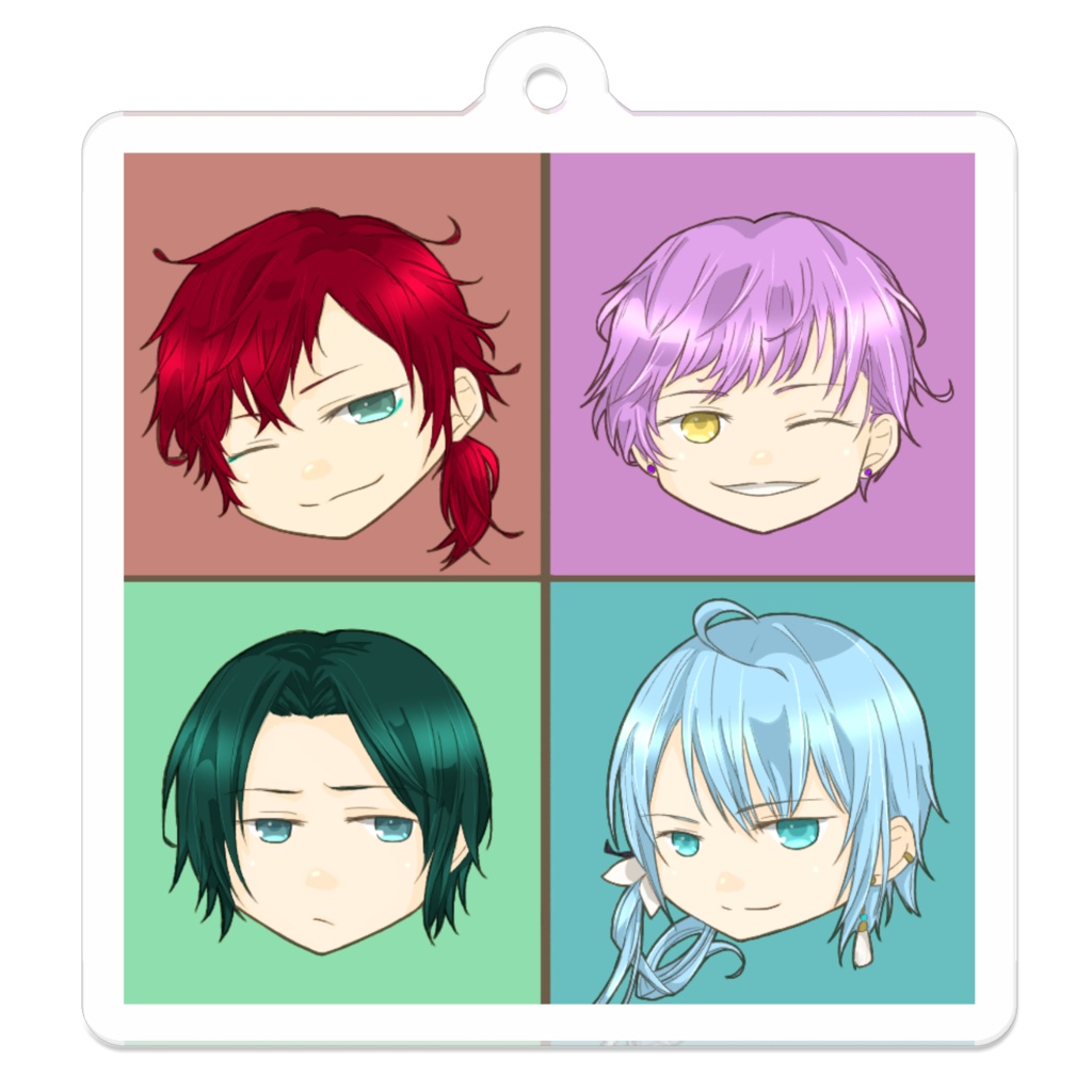 雅の国アクキー(道長・貫之・貞明・定家ver.)