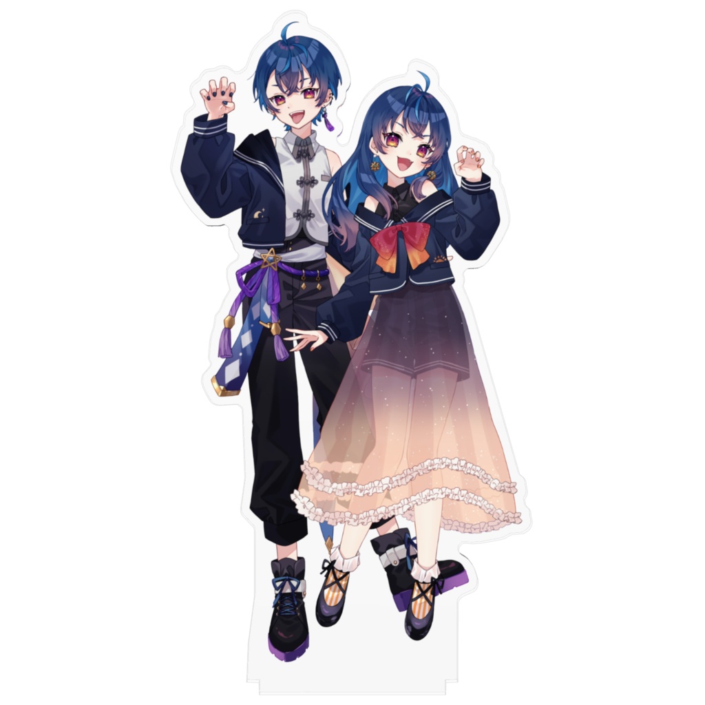 戌峯くんと戌峯のキービジュアクスタ