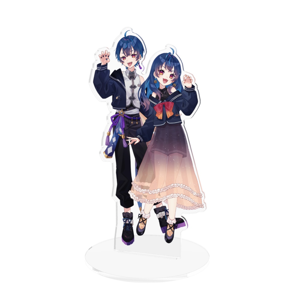 戌峯くんと戌峯のキービジュアクスタ