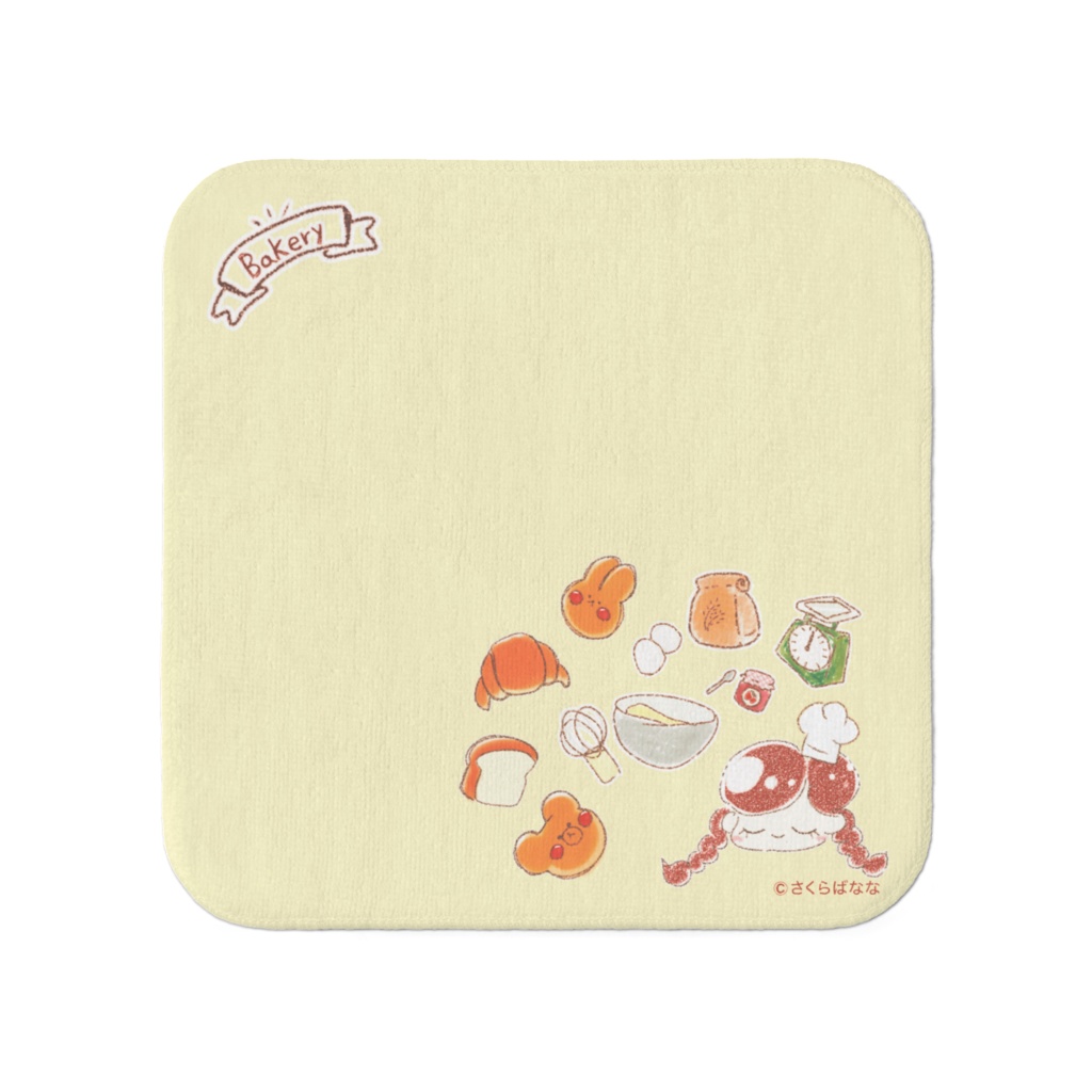 パン屋さんミニタオル
