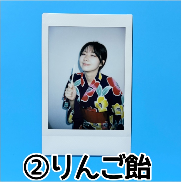 ②りんご飴【2026年夏チェキ】