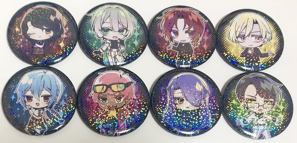 カクテルマン(仮)ホログラム缶バッジ