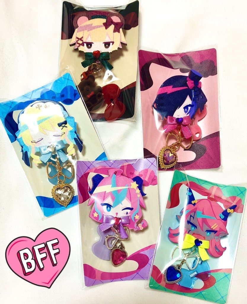 【BLOODXBLESS】再販・おめかしアクリルバッジ 第1弾