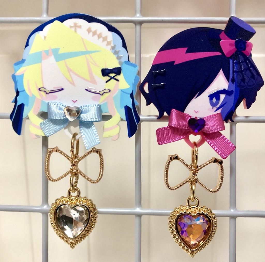 【BLOODXBLESS】再販・おめかしアクリルバッジ 第1弾