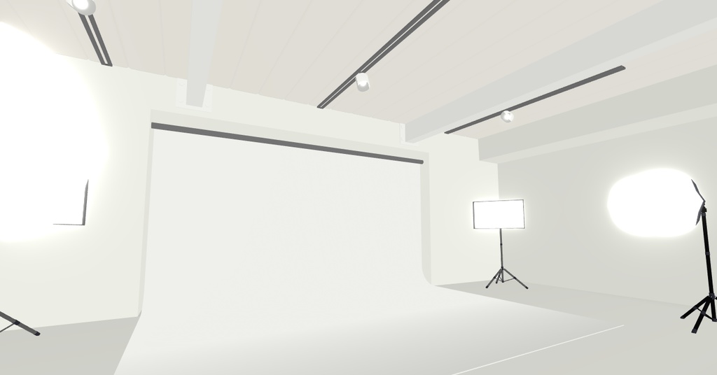 【無料】フォトスタジオ【MMDステージ】