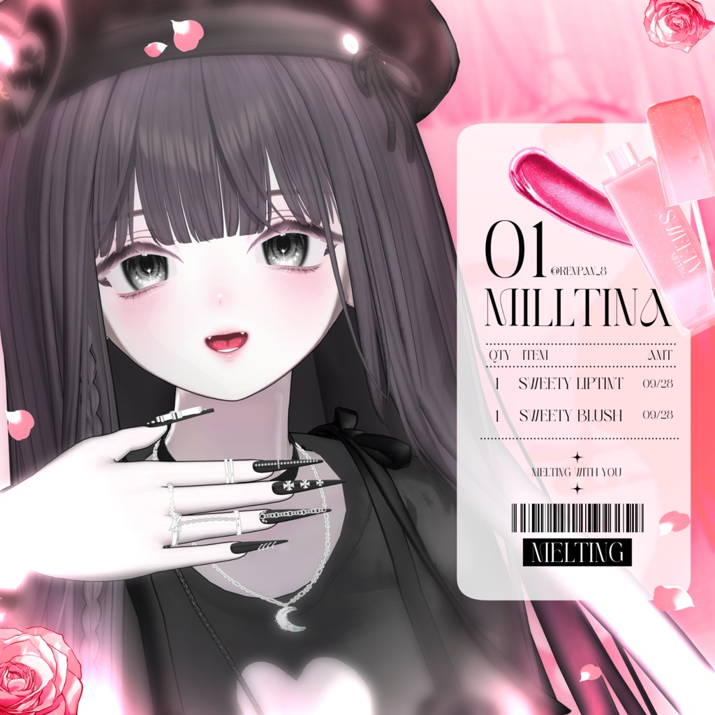 【4アバター対応】 Melting ~ Make up Texture + Eye Texture ~