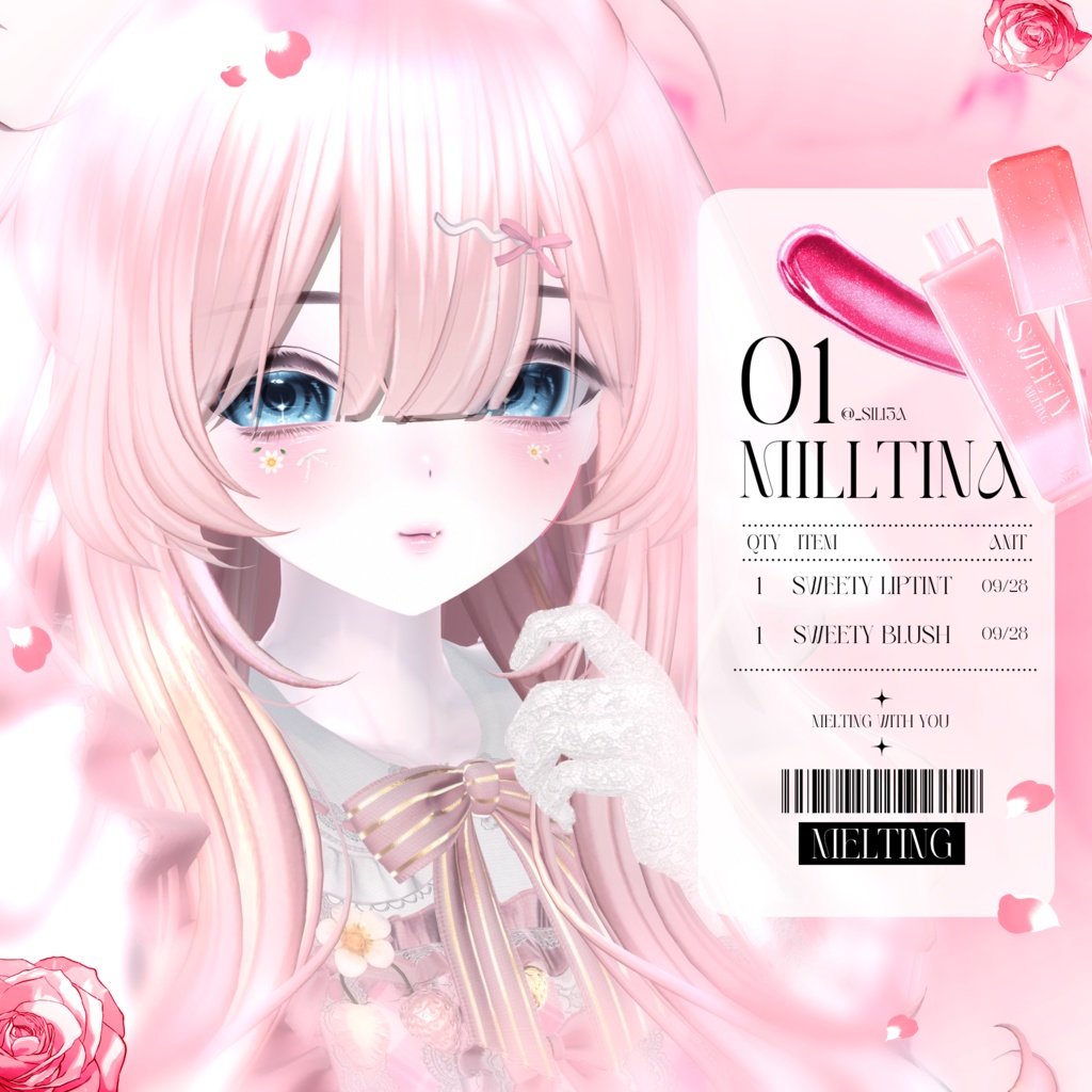 【4アバター対応】 Melting ~ Make up Texture + Eye Texture ~