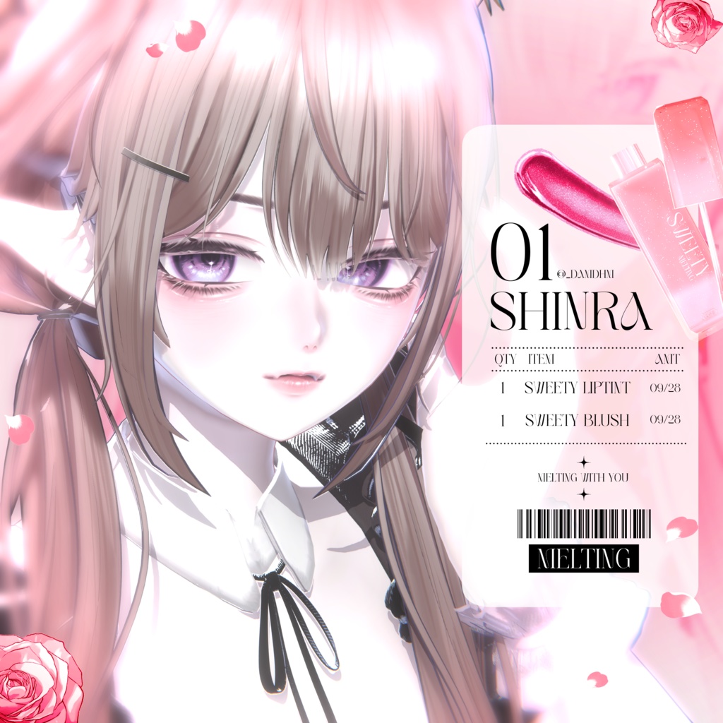 【4アバター対応】 Melting ~ Make up Texture + Eye Texture ~