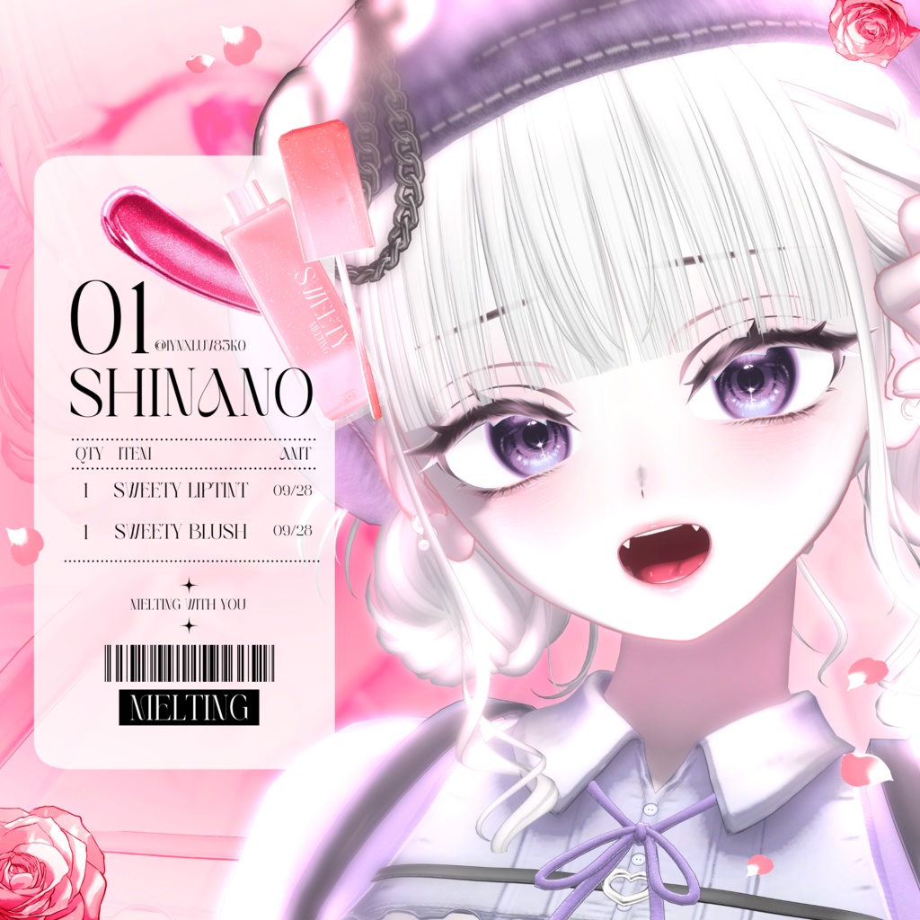 【4アバター対応】 Melting ~ Make up Texture + Eye Texture ~