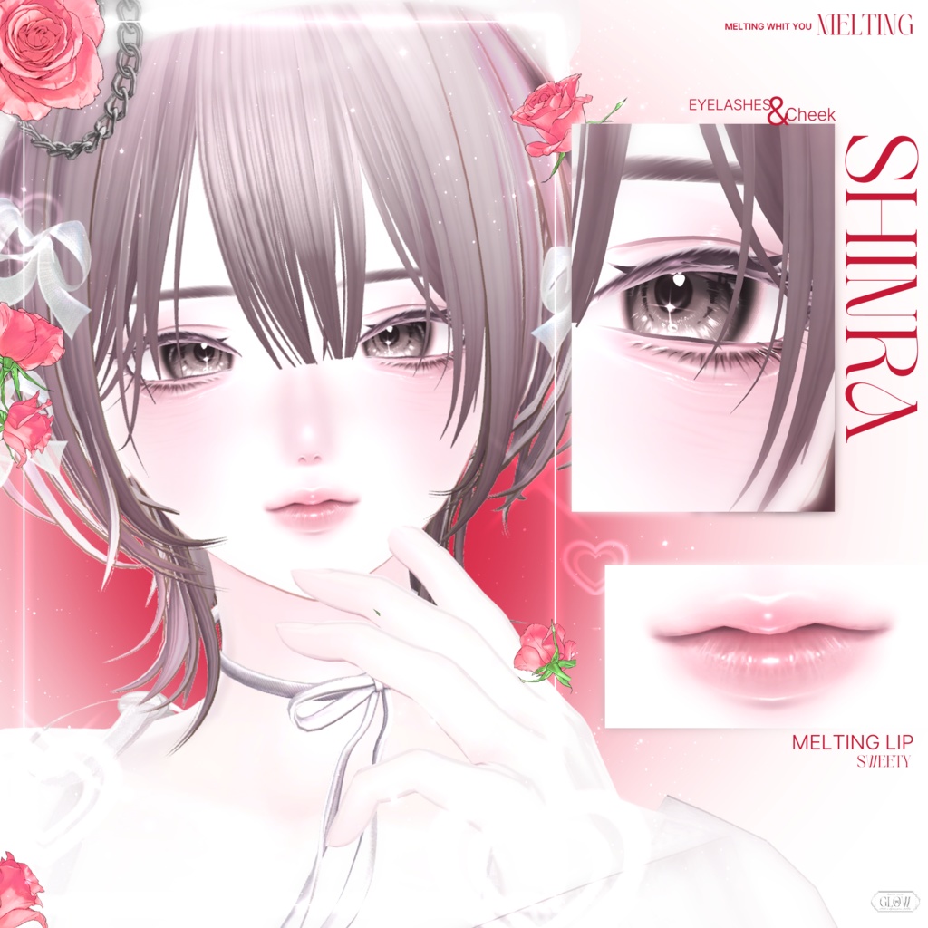 【4アバター対応】 Melting ~ Make up Texture + Eye Texture ~