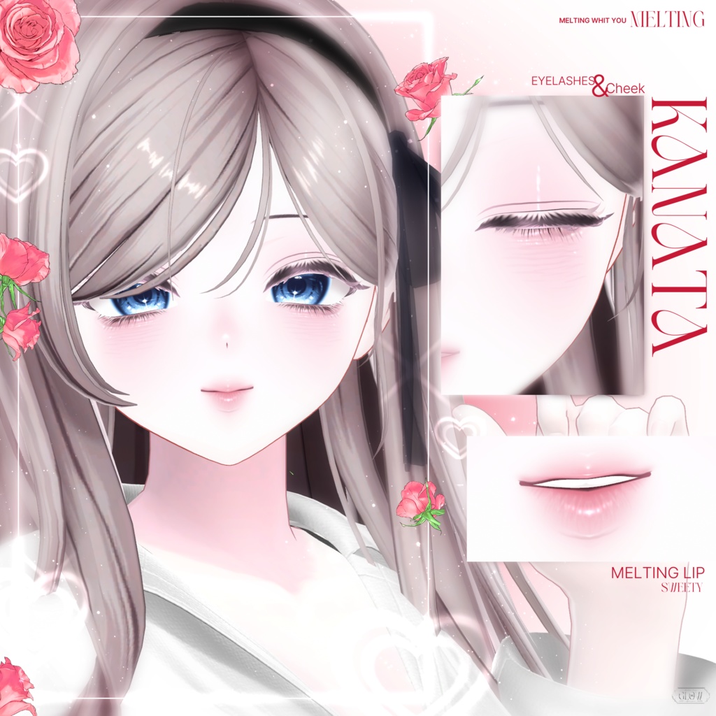 【4アバター対応】 Melting ~ Make up Texture + Eye Texture ~