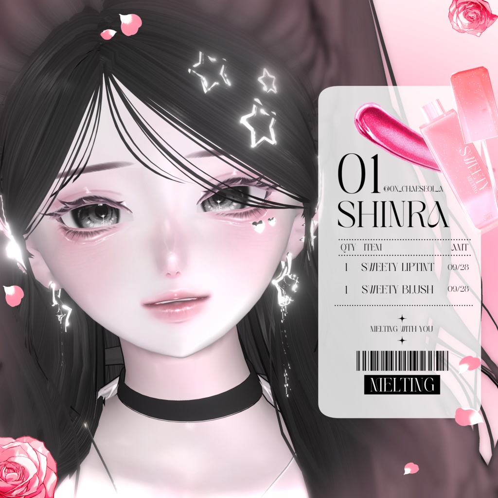 【4アバター対応】 Melting ~ Make up Texture + Eye Texture ~