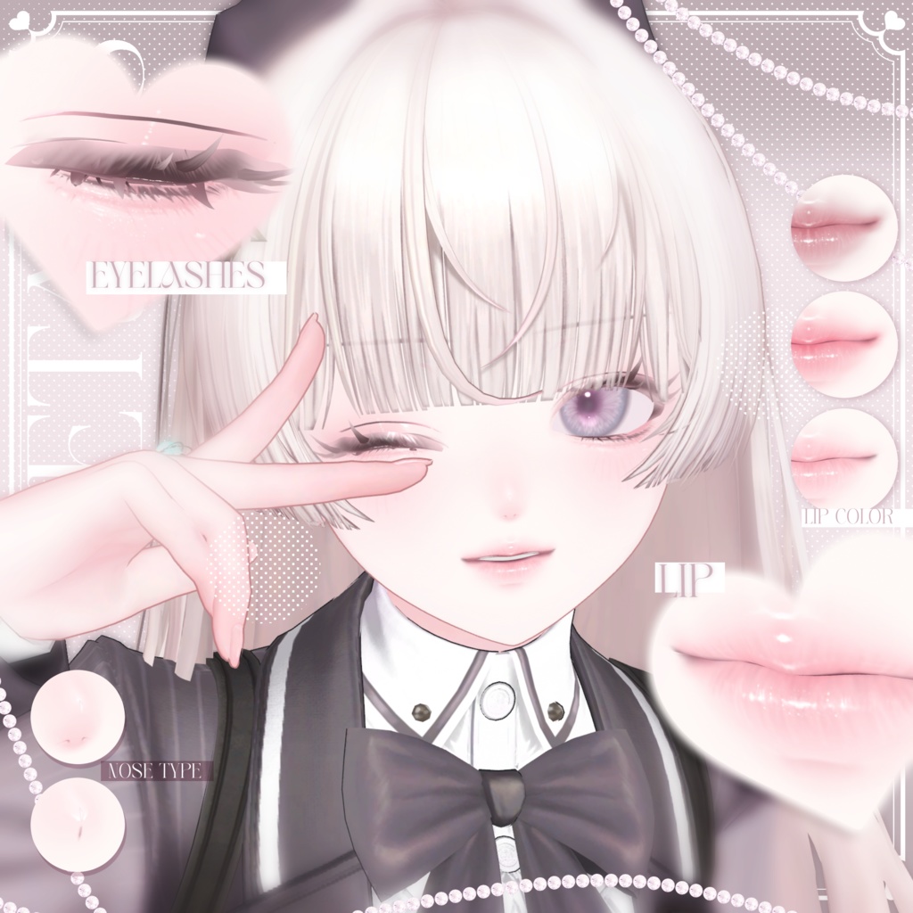 BISQUE ANTIQUE ~ Make up Texture + Eye Texture ~