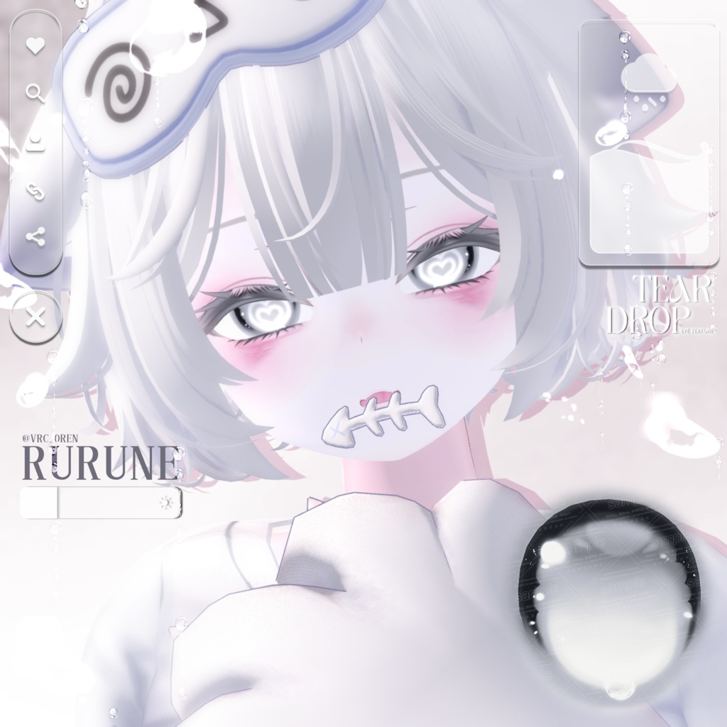 【15アバター対応】 Tear Drop ~ Eye texture ~