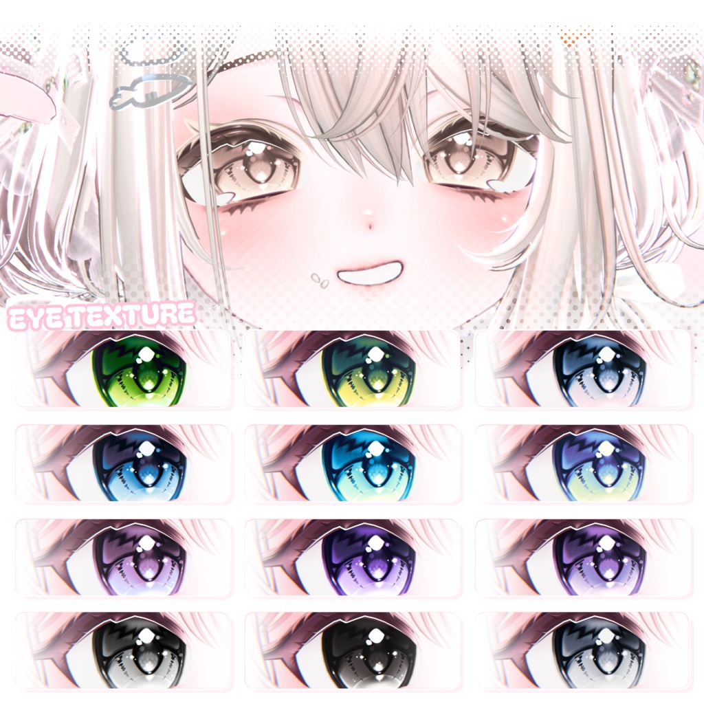 【12アバター対応】 Malang ~ Eye texture ~