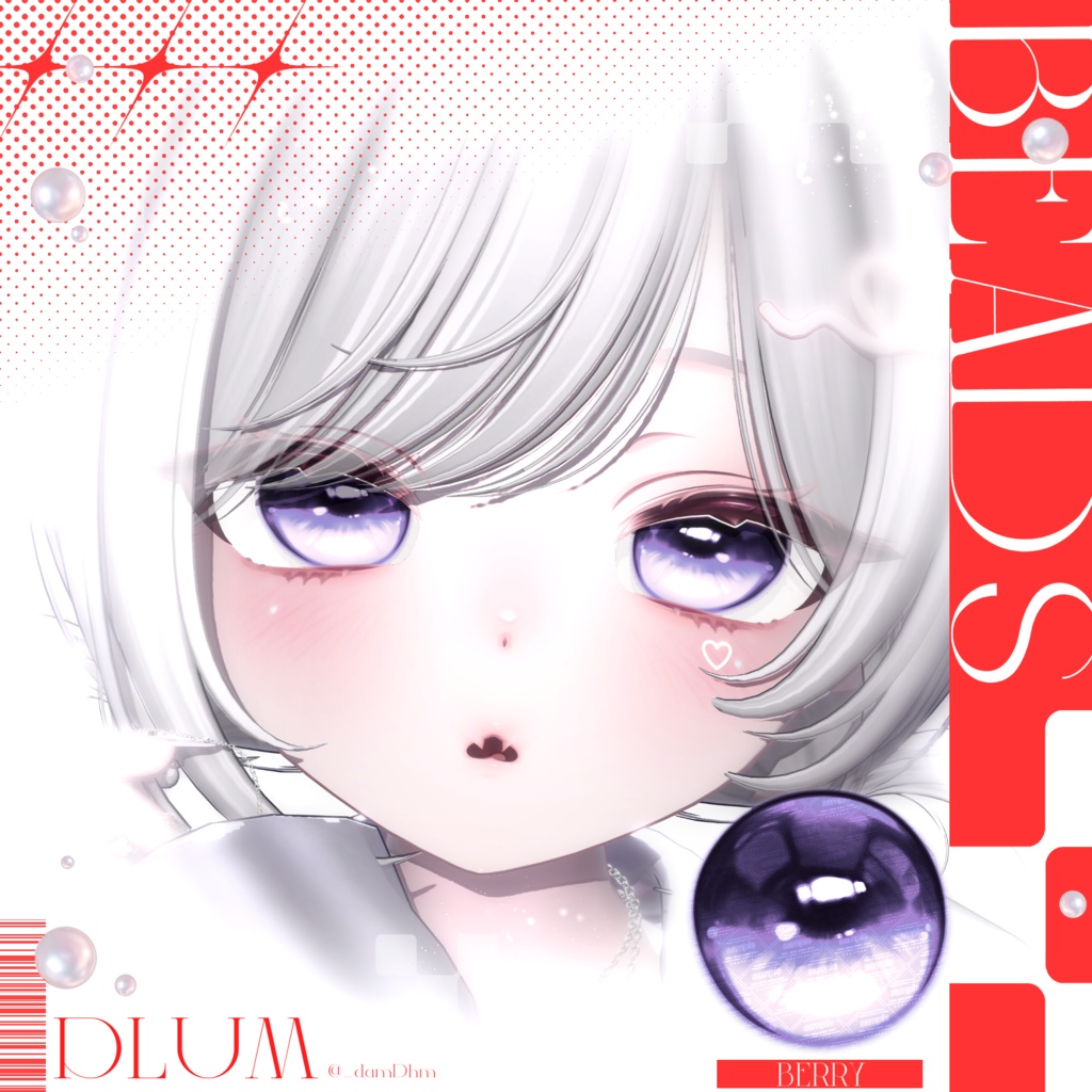 【17アバター対応】 BEADS ~ Eye texture ~