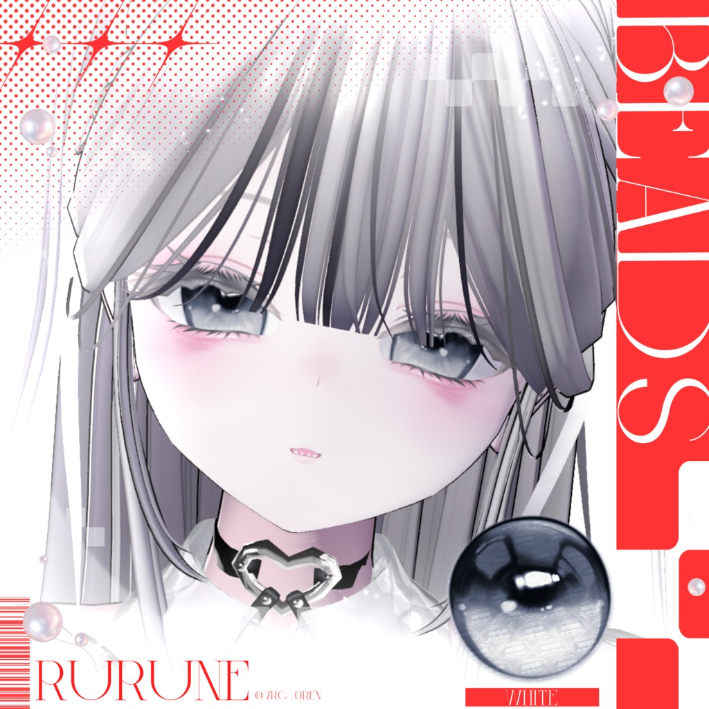 【17アバター対応】 BEADS ~ Eye texture ~
