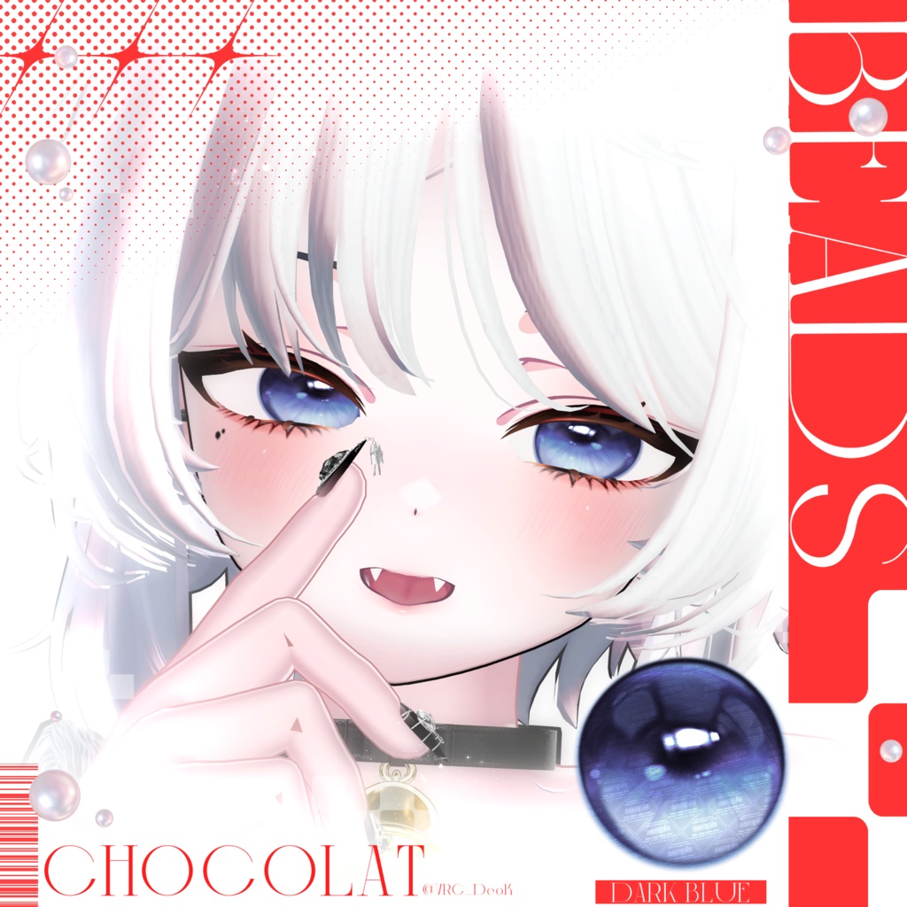 【17アバター対応】 BEADS ~ Eye texture ~