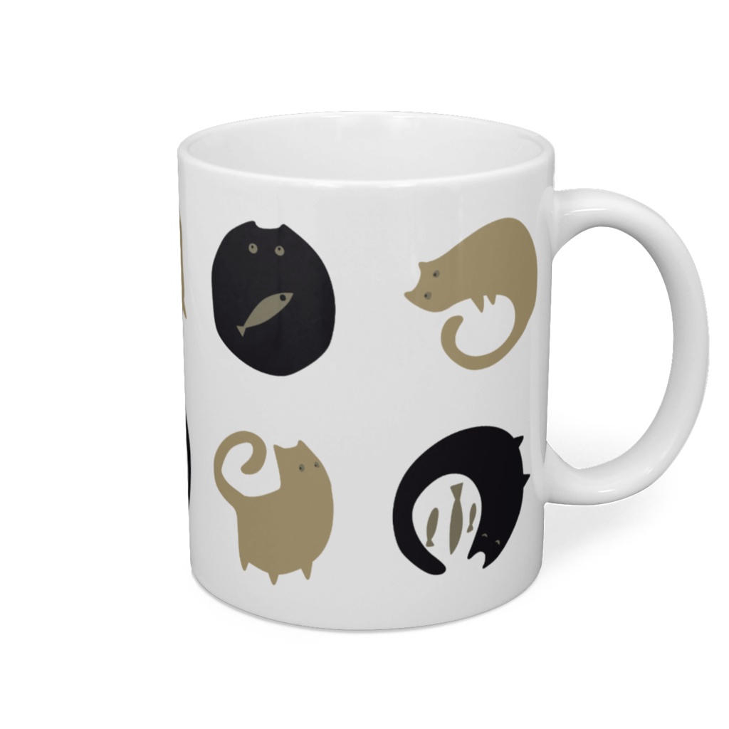 おばけねこのマグカップ
