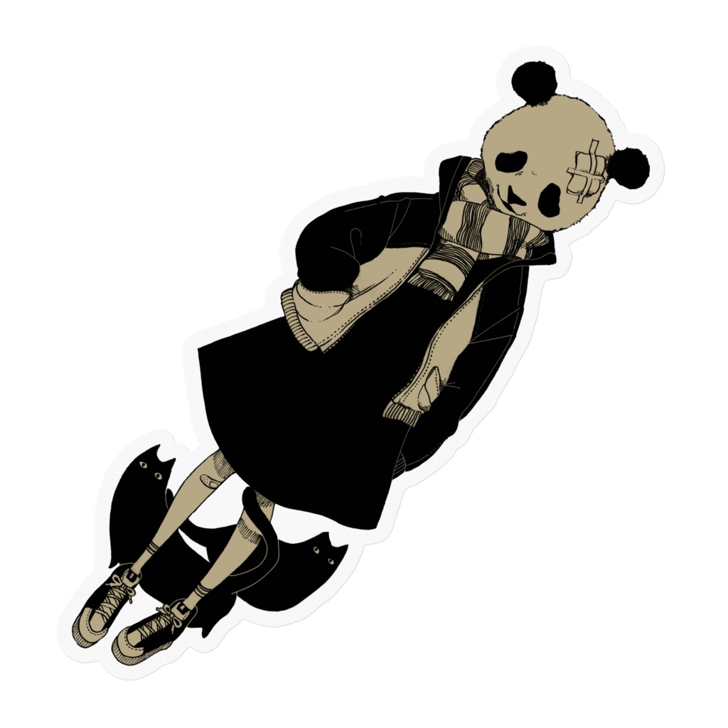 PANDAガール　ステッカー