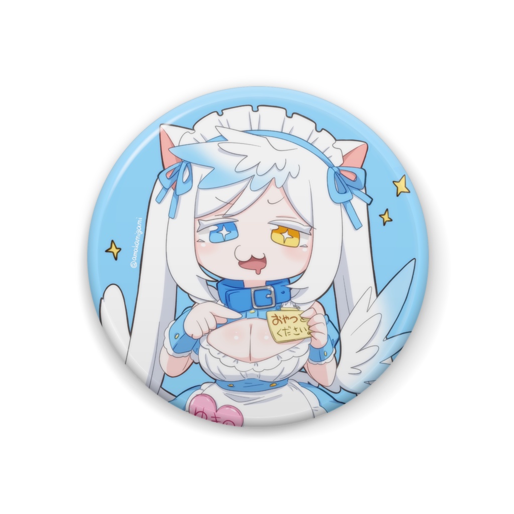 天神々ゆきのはおやつがほちぃ♡缶バッチ