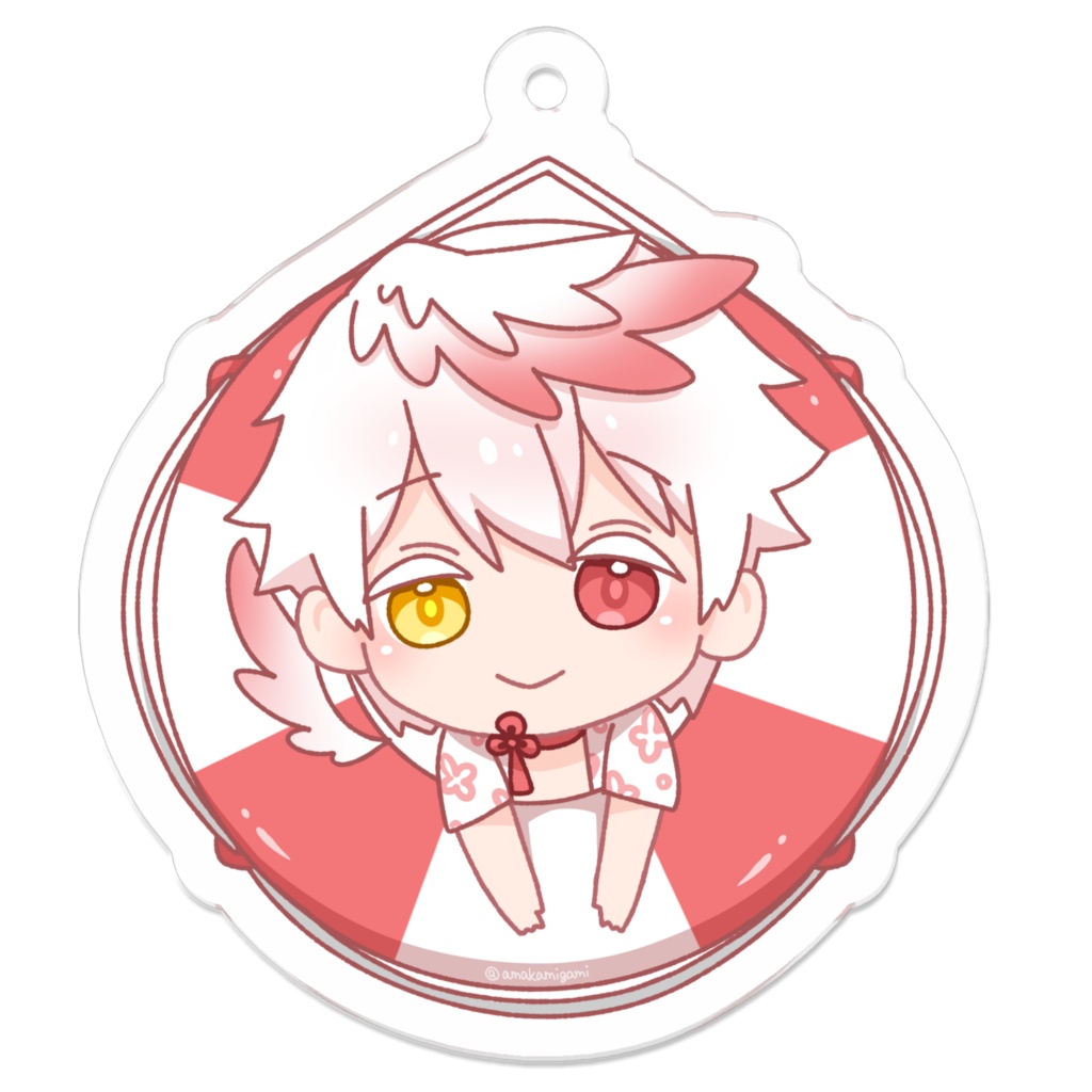 浮き輪でぷら~ん天神々ふうまアクリルキーホルダー