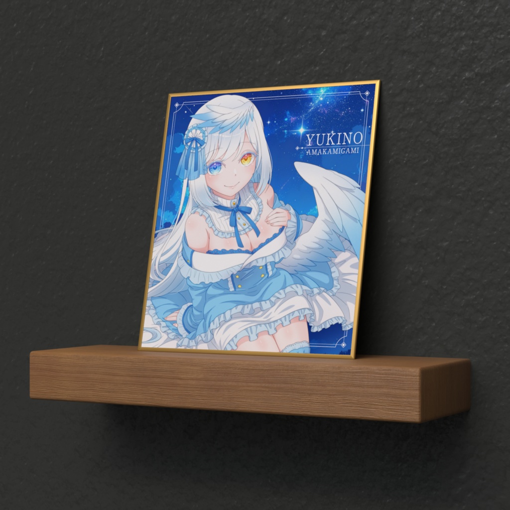 天神々ゆきの誕生日記念グッズ2025☆ミニ色紙