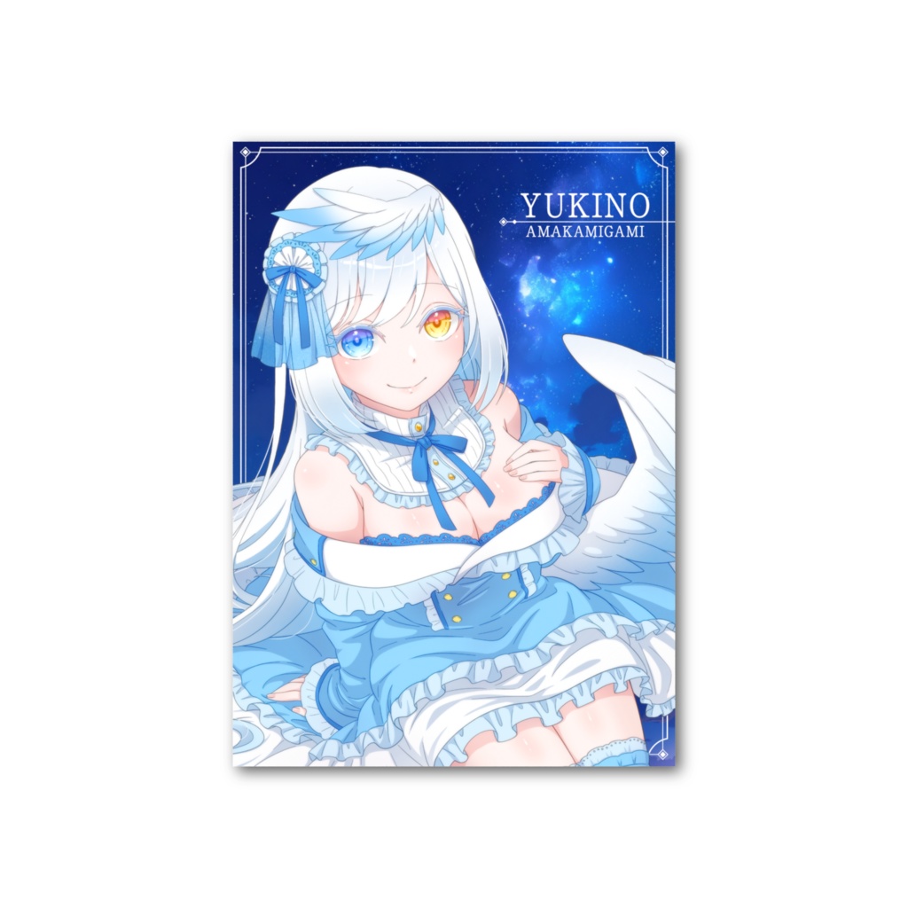 天神々ゆきの誕生日記念グッズ2025☆フォト風カード