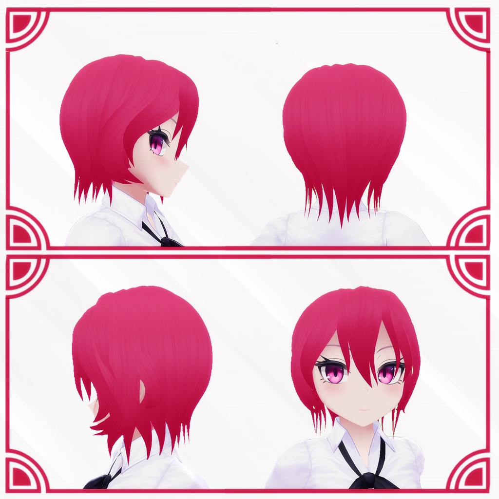 無料 NOW FREE - Short Hair 短い髪 【センティッドScented】【ウルフェリアWolferia】【イヨEYO】【狐雪Koyuki】【あまなつAmanatsu】【京狐Kyoko】