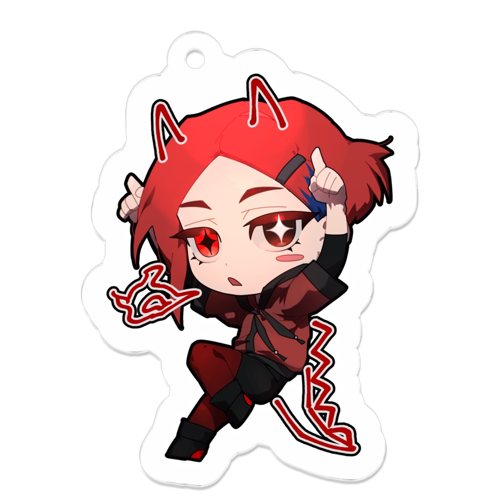 赫夜あみ アクリルキーホルダー