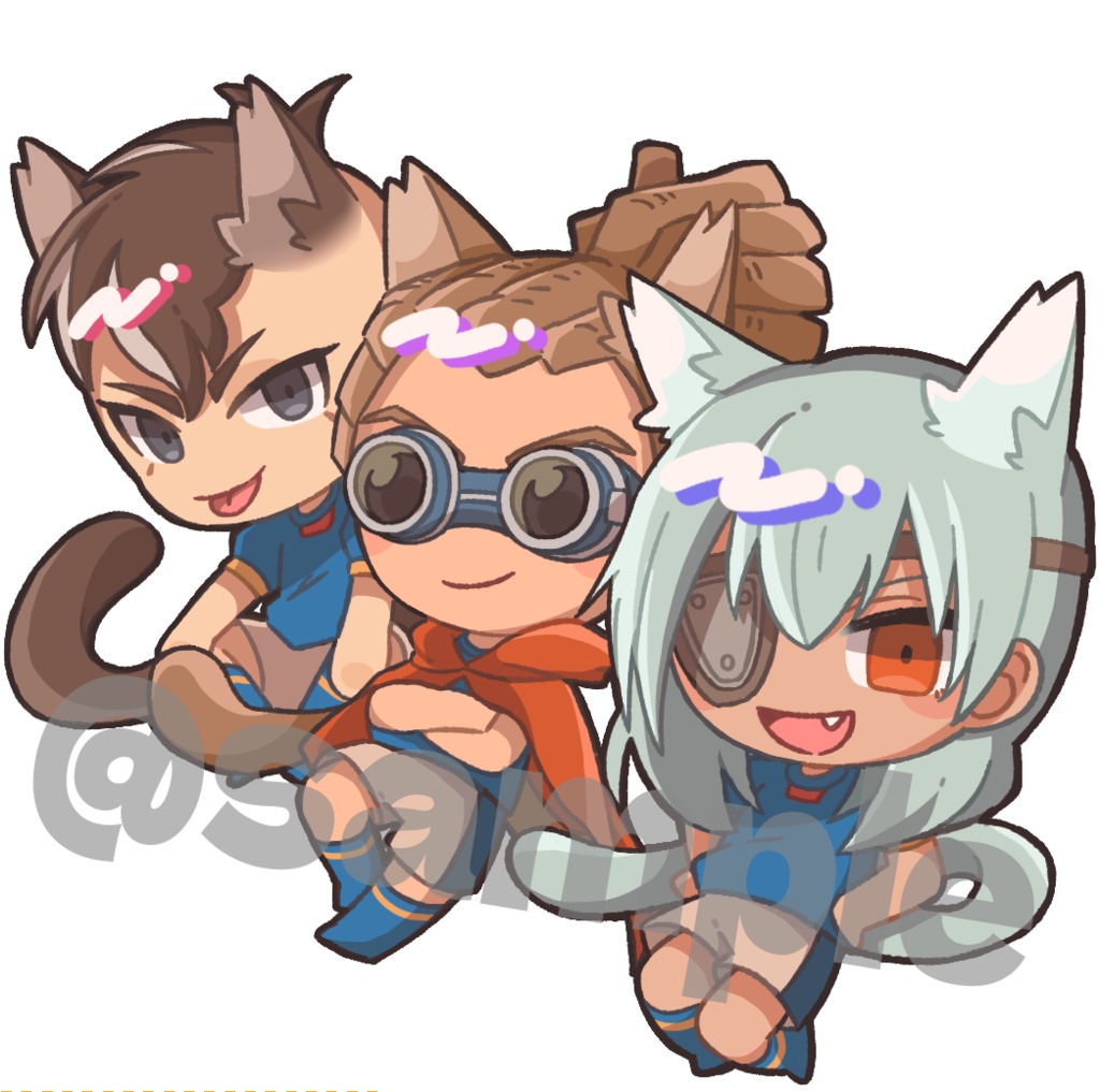 佐久間＆鬼道＆不動 アクリルキーホルダー
