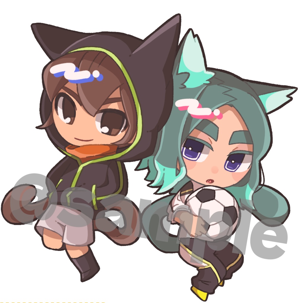 ハル＆雲明 アクリルキーホルダー