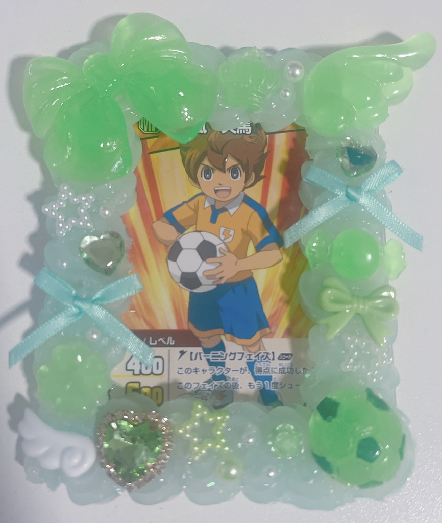 デコトレカケース 黄緑