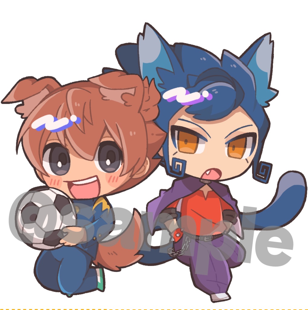 【通販限定】天馬＆剣城 アクリルキーホルダー②
