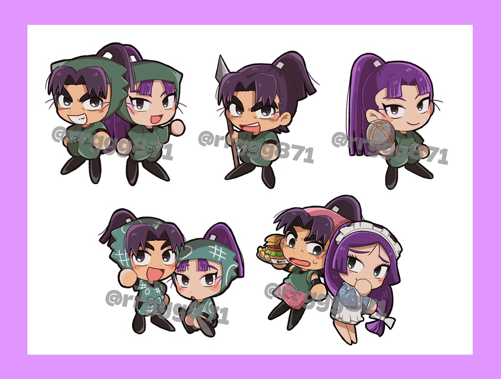 六年い組 ステッカーセット