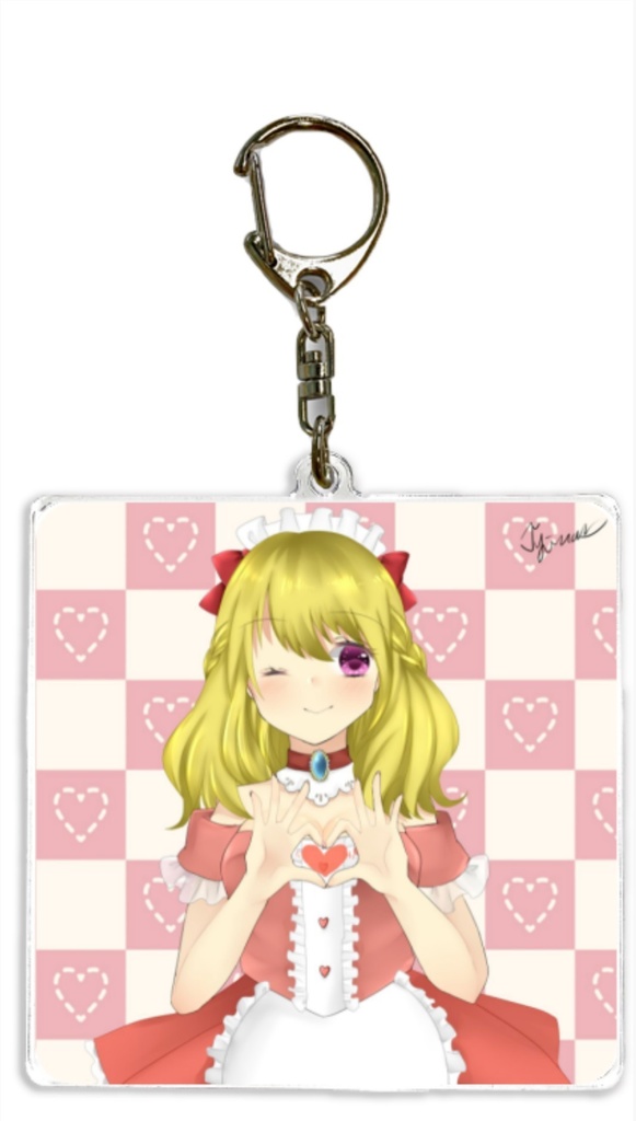 夢乃楓花キーホルダー メイドver,