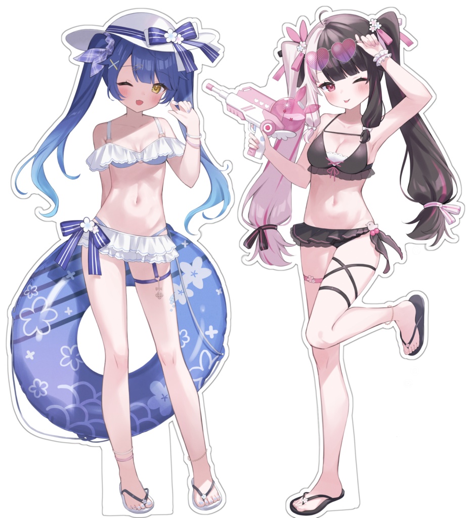 【非公式】大きめ!あまよる水着アクリルスタンド【受注生産】