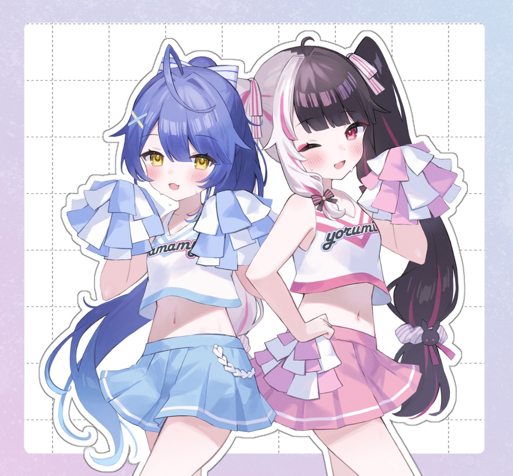 【非公式】大きめ！あまよるチアガールアクリルスタンド【受注生産】