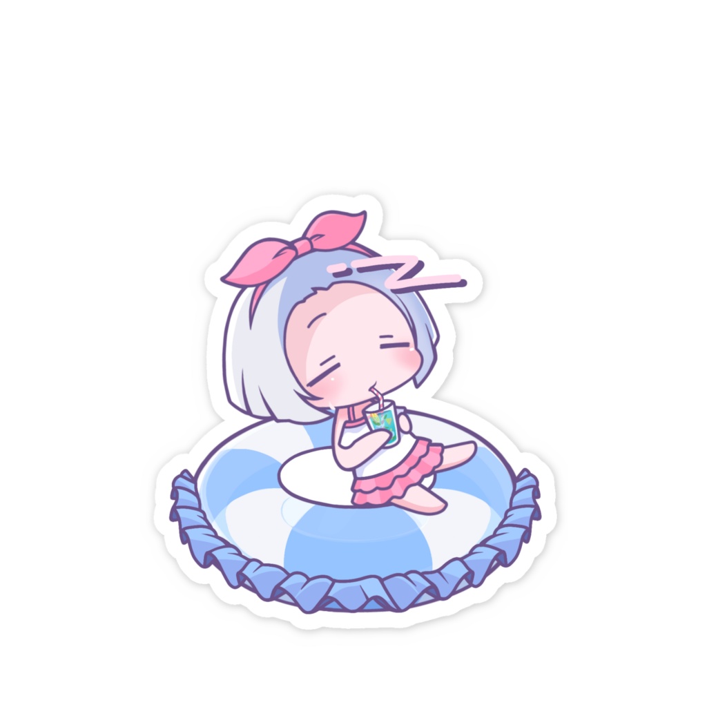 【まちゅむら祭08】夏！なペンギンちゃんステッカー