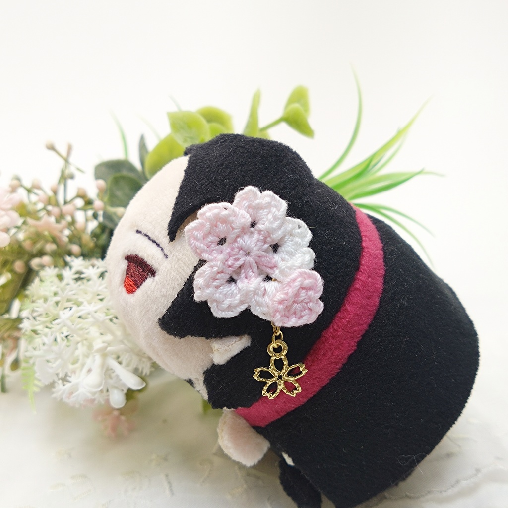 【もちマス】誉桜チャームつき髪飾り