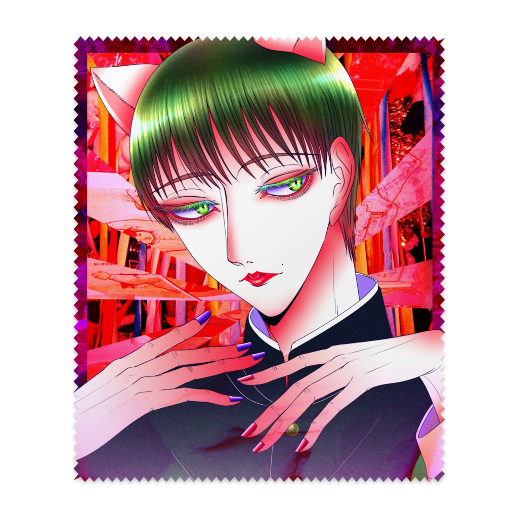 紅の少年クリーナー