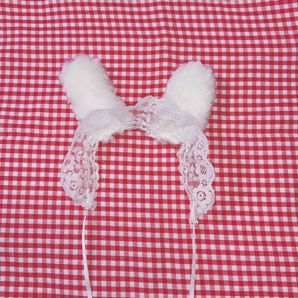 うさみみヘッドドレス(ぬいぐるみ用)