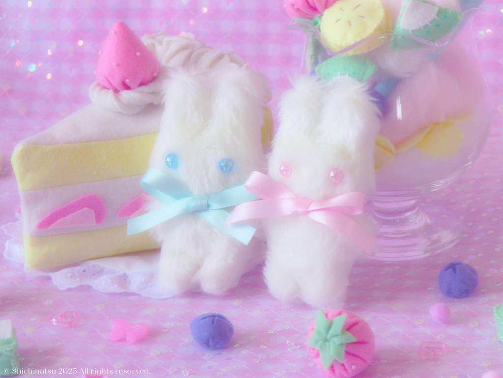 ふわふわうさぎのぬいぐるみ