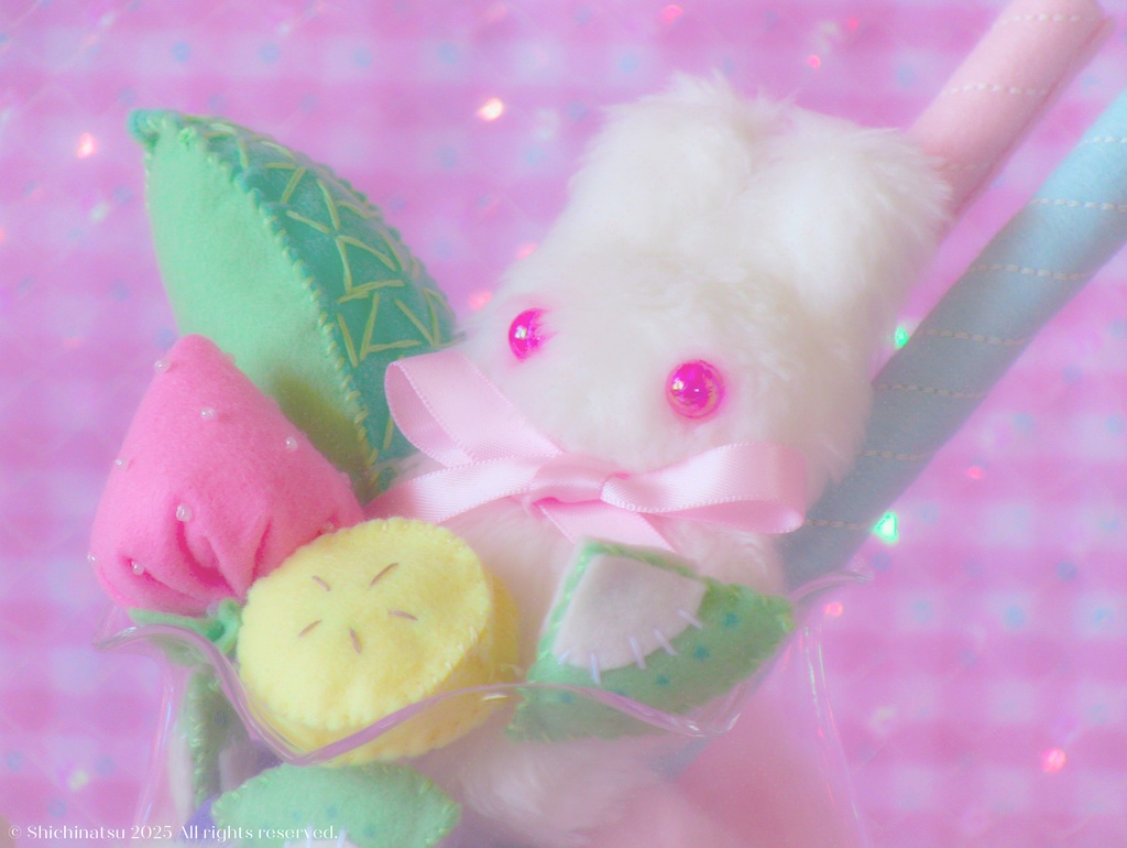 ふわふわうさぎのぬいぐるみ