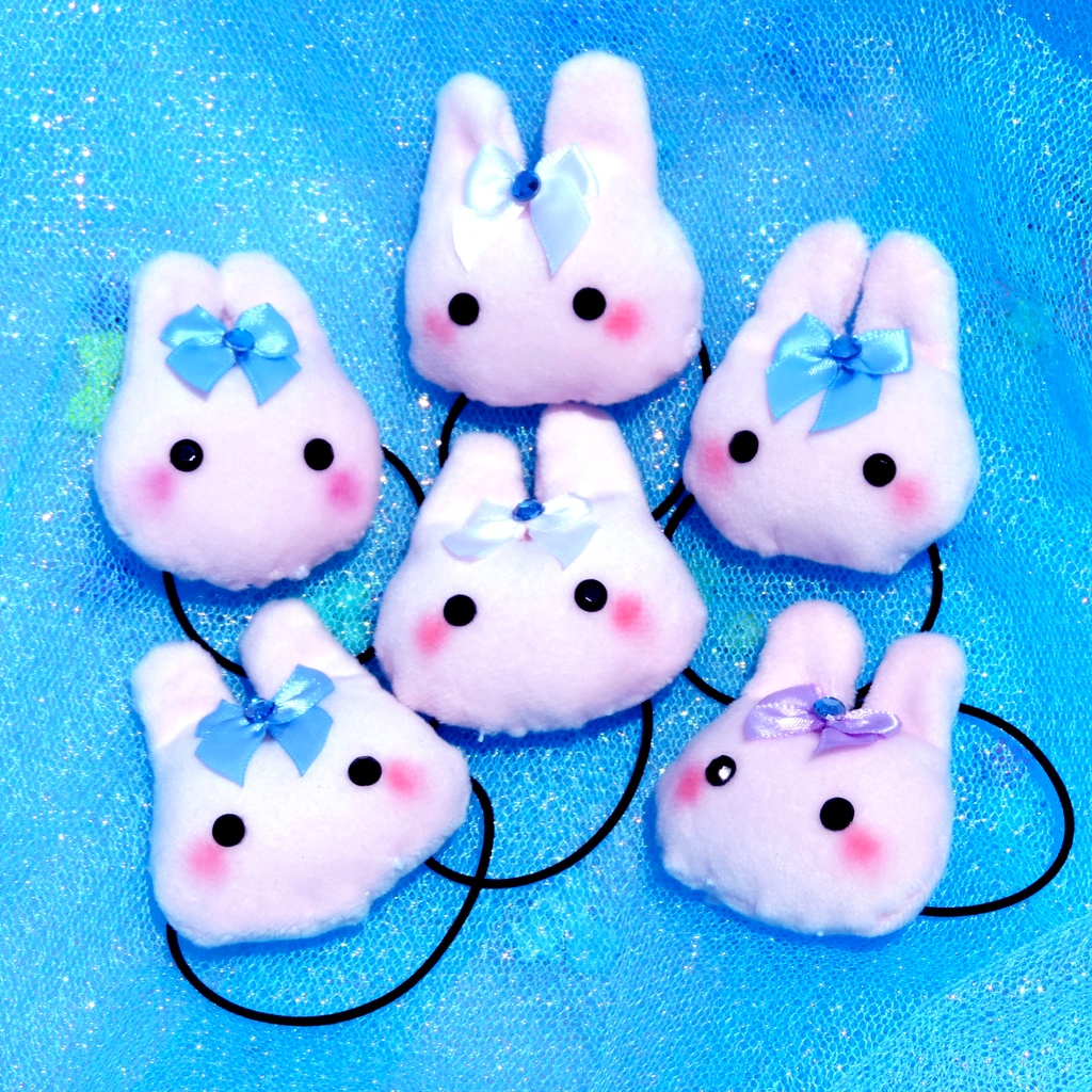 うさぎリボンのヘアゴム 邂綺幻創 Booth