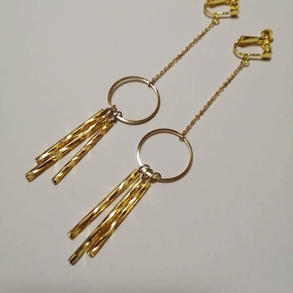 太陽鉱石イヤリング