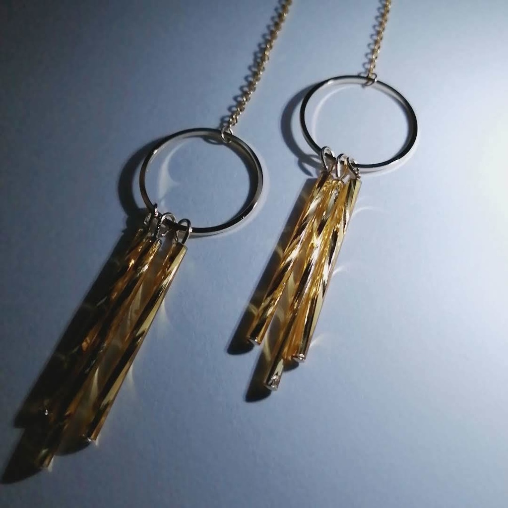 太陽鉱石イヤリング